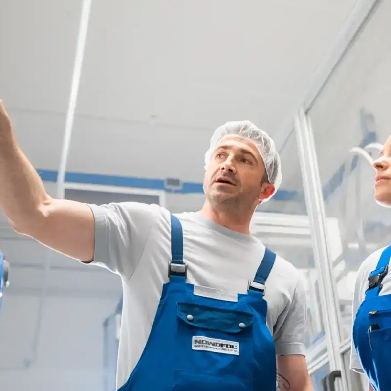 Mitarbeiter bei Nowofol